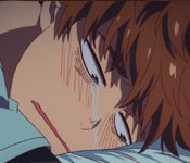 kazuya crying after breaking up with his first girlfriend